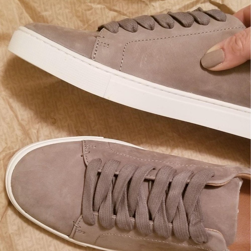 Frye Nubuck Leather Ivy Low Lace Sneakers Shoes - Picture 5 of 8